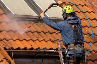 Démoussage et hydrofuge de toiture à Montverdun